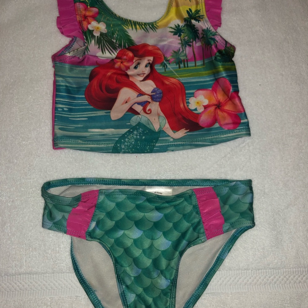 Little Mermaid 2 piece bathing suit